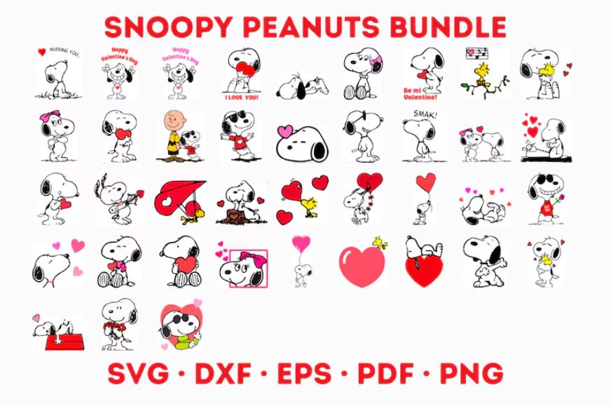 Snoopy Peanuts Bundle, snoopyy svg, charliee brownn svg, snoopyy clipart, snoopyy dog svg, peanutss svg, snoopyy cricut, snoopyy silhouette