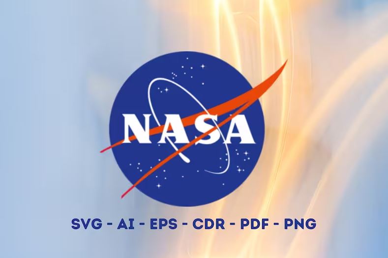 NASA Vector Svg, Cricut File Svg, Svg, Ai, Eps, Cdr, Pdf, Png, Nasa Logo, NASA Circle Logo 3 Color SVG File, Nasa Cut File, Space Science