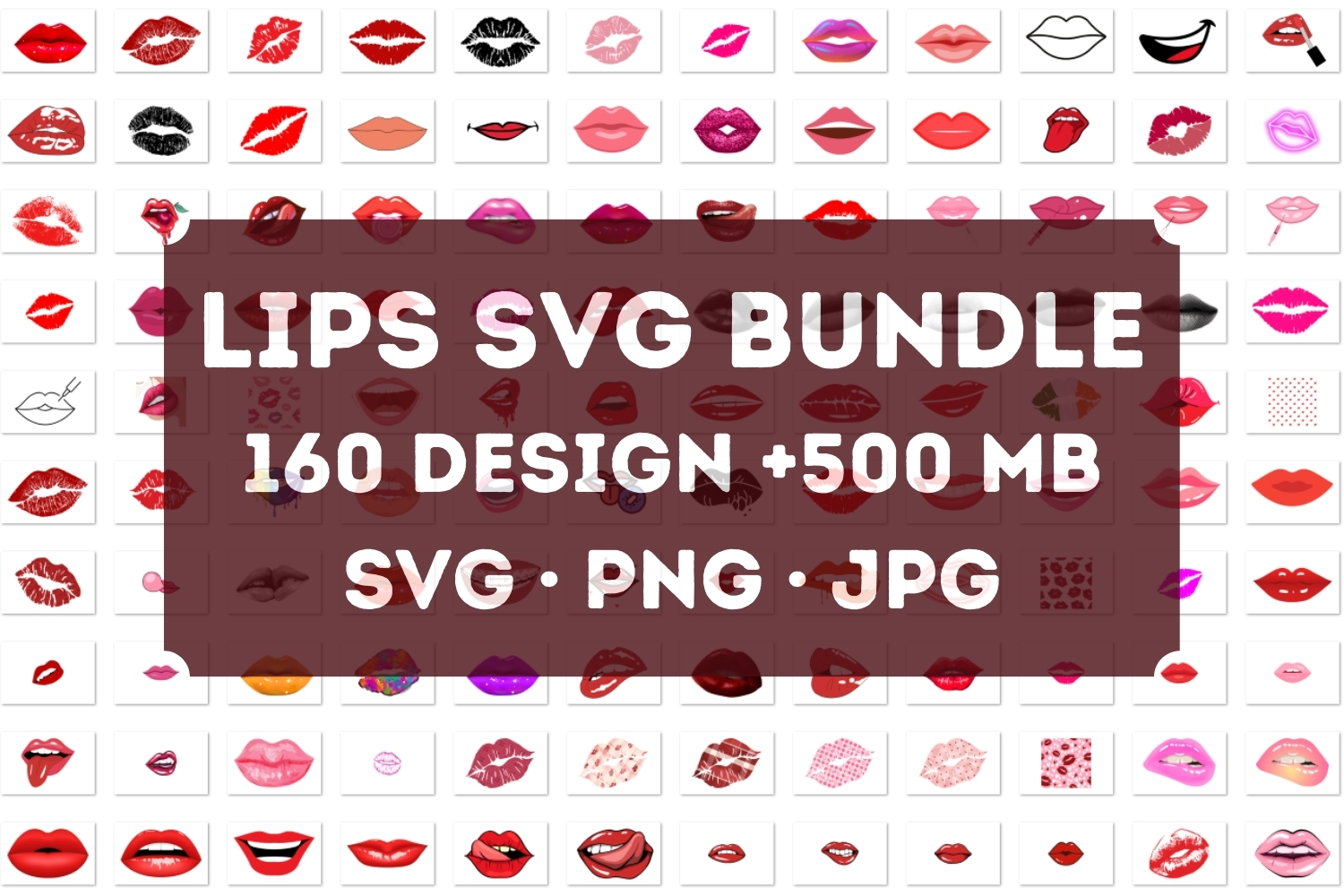 Lips Svg Bundle, Kiss bundle, Kiss silhouette, Lips Cut File, Female Lips Vector, Lips Cricut, Lips Silhouette, Red Lips, Kiss Svg, Lips Png