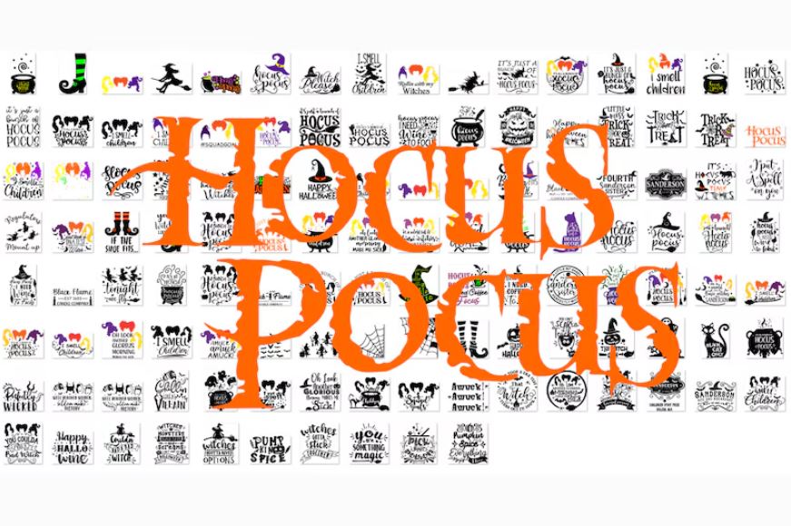 Hocus Pocus SVG Bundle, Sanderson Sisters Svg, Hocus Pocus Clipart, Witches Svg, Halloween Svg, Svg files for Cricut and Silhouette